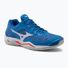 Mizuno Wave Stealth V handball shoe blue X1GA180024