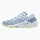 Women's handball shoes Mizuno Wave Stealth Neo heather/white/neo lime