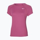 Women's running t-shirt Mizuno Dryaeroflow Tee magenta haze