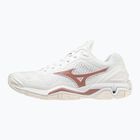 Women's handball shoes Mizuno Wave Stealth V white/rose/snow white