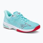 Women's tennis shoes Mizuno Wave Exceed Tour 5 AC tanger turquoise/fiery coral 2/white