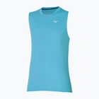 Men's running tank top Mizuno Impulse Core maui blue