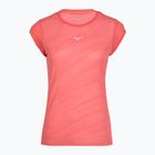 Women's running shirt Mizuno Aero Tee sunkissed coral