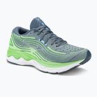 Men's running shoes Mizuno Wave Skyrise 4 camo green/china blue/909c
