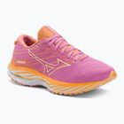 Women's running shoes Mizuno Wave Rider 26 Roxy cyclamen/white/mockorang