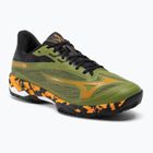 Men's padel shoes Mizuno Wave Exceed Light 2 Padel calliste green / vibrant orange / black