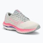 Women's running shoes Mizuno Wave Inspire 19 snow white/ hi vis pink/ purple punch