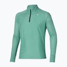 Men's Mizuno Hybrid Tee mineral blue running longsleeve