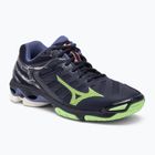 Men's volleyball shoes Mizuno Wave Voltage evening blue / tech green / lolite