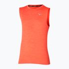 Men's Mizuno Impulse Core nasturtium running tank top