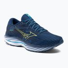 Men's running shoes Mizuno Wave Rider 27 navy peony/sharp green/swim cap