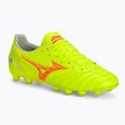 Mizuno Morelia Neo IV Pro MD safety yellow/fiery coral 2/galaxy silver men's football boots