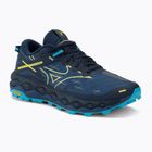 Men's running shoes Mizuno Wave Mujin 10 dress blues/sharp green/swim cap