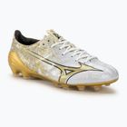 Men's football boots Mizuno Αlpha Japan Md white/ge gold/black