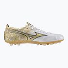 Men's football boots Mizuno Alpha Japan AG white/ge gold/black