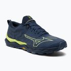 Men's running shoes Mizuno Wave Daichi 8 navy peony/sharp green/dress blues