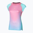 Women's running shirt Mizuno Aero Tee lilac chiffon