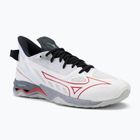 Men's handball shoes Mizuno Wave Mirage 5 white/salsa/black