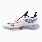 Mizuno Wave Dimension volleyball shoes white/salsa/black