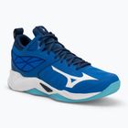 Women's volleyball shoes Mizuno Wave Dimension Mid mugen blue/white/estate blue