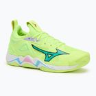 Mizuno Wave Momentum 3 volleyball shoes neo lime/black/splish splash