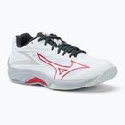 Children's volleyball shoes Mizuno Lightning Star Z7 white/salsa/black