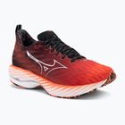 Men's running shoes Mizuno Wave Rider 28 mizuno ignition red/silver/black