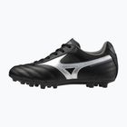 Children's football boots Mizuno Morelia II Club AG black/galaxy silver/dark shadow
