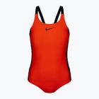 Children's one-piece swimsuit Nike Logo Tape red NESSB758