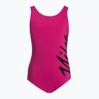 Nike Crossback pink children's one-piece swimsuit NESSC727-672