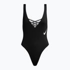 Nike Sneakerkini U-Back women's one-piece swimsuit black NESSC254-001