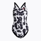 Nike Multiple Print Fastback Women's One-Piece Swimsuit Black NESSC050-001