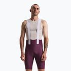 Men's cycling shorts Rapha Brevet Element Cargo Bib Shorts plum/white