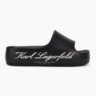 Women's flip-flops KARL LAGERFELD Kobo II Hotel Logo black eco eva