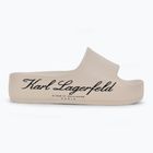 Women's flip-flops KARL LAGERFELD Kobo II Hotel Logo off white eco eva