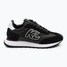 KARL LAGERFELD women's shoes Kairo Kl Sidetrim black leather/textille