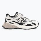 KARL LAGERFELD women's shoes Orion Sidetrim black leather/textile w/white