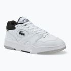 Men's Lacoste Lineshot Contrasted Collar Leather white/black shoes