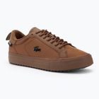 Lacoste men's shoes 48SMA003 brown/ brown
