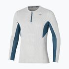 Men's running longsleeve Mizuno Dryaeroflow Half Zip nimbus cloud