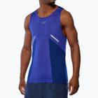 Men's running top Mizuno DryAeroFlow Tank reflexblue