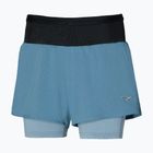 Women's running shorts Mizuno Trail ER 2IN1 citadel