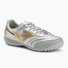 Men's football boots Mizuno Morelia Sala Pro TF galaxy silver/gold/gold