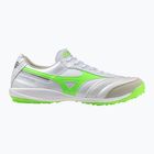 Men's football boots Mizuno Morelia Sala Elite TF white/neon green/galaxy silver