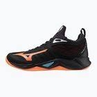 Volleyball shoes Mizuno Wave Dimension black/neon flame/peacock blue