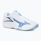 Mizuno Thunder Blade Z volleyball shoes white/bellwether blue/bel air blue