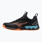 Volleyball shoes Mizuno Wave Luminous 3 black/neon flame/peacock blue
