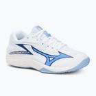 Children's volleyball shoes Mizuno Lightning Star Z7 white/bellwether blue/bel air blue