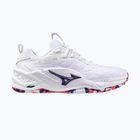 Handball shoes Mizuno Wav Stealth Neo 2 white/violet indigo/camellia rose