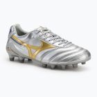 Men's football boots Mizuno Morelia Dna Japan Md galaxy silver/gold/gold